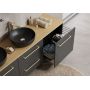 Cersanit Larga S164037 szafka 79.4x44.4x57.2 cm podumywalkowa wisząca antracyt zdj.5