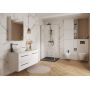 Cersanit Larga S164048 szafka 56x22.2x60 cm boczna wisząca biała zdj.5