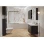 Cersanit Larga S164055 blat naszafkowy 132.4x22.5 cm antracyt zdj.4
