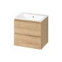 Cersanit Moduo S4013015 umywalka z szafką 60 cm dąb zdj.1