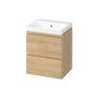 Cersanit Moduo S4013020 umywalka z szafką 50 cm dąb zdj.1