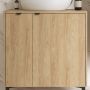 Cersanit Ovida S4047006 umywalka z szafką 80 cm dąb zdj.3