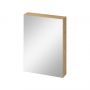 Cersanit City S584115 szafka 59.4x14.1x80 cm z lustrem dąb zdj.1