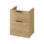 Cersanit City S584119 szafka 59.4x44.7x72 cm podumywalkowa wisząca dąb zdj.1
