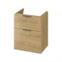 Cersanit City S584119 szafka 59.4x44.7x72 cm podumywalkowa wisząca dąb zdj.3