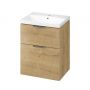 Cersanit City S584119 szafka 59.4x44.7x72 cm podumywalkowa wisząca dąb zdj.9