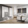 Cersanit Moduo S590028DSM szafka 40x14.1x80 cm boczna wisząca biała zdj.3