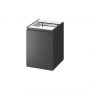 Cersanit Moduo S590115 szafka 40x44.7x55.1 cm boczna wisząca antracyt zdj.1