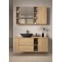 Cersanit Moduo S590131 szafka 40x14.4x80 cm z lustrem dąb zdj.4