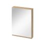 Cersanit Moduo S590132 szafka 59.5x14.4x80 cm z lustrem dąb zdj.1