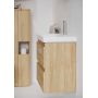 Cersanit Moduo S590138 szafka 79.5x44.7x57 cm podumywalkowa wisząca dąb zdj.4