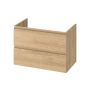 Cersanit Moduo S590138 szafka 79.5x44.7x57 cm podumywalkowa wisząca dąb zdj.1
