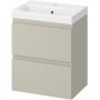 Cersanit Moduo S801593 umywalka z szafką 50 cm beżową zdj.1