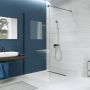 Cersanit Mille S161004 ścianka prysznicowa walk-in 120 cm zdj.5