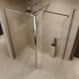 Cersanit Mille S161009 ścianka prysznicowa walk-in 30 cm chrom połysk/szkło przezroczyste zdj.4