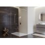 Cersanit Mille S161008 ścianka prysznicowa walk-in 90 cm chrom połysk/szkło przezroczyste zdj.4