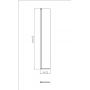Cersanit Mille S161009 ścianka prysznicowa walk-in 30 cm chrom połysk/szkło przezroczyste zdj.2