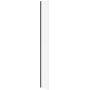 Cersanit Mille S161015 ścianka prysznicowa walk-in 30 cm czarny mat/szkło przezroczyste zdj.1