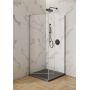 Cersanit Moduo S162020 drzwi prysznicowe 80 cm uchylne chrom połysk/szkło przezroczyste zdj.6