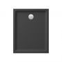 Cersanit Tako S204041 brodzik prostokątny 100x80 cm czarny zdj.1