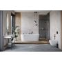 Cersanit Virgo S522098 zestaw prysznicowy ścienny termostatyczny z deszczownicą czarny zdj.3