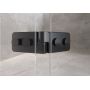 Cersanit City S584090 kabina prysznicowa 120x90 cm prostokątna czarny mat/szkło przezroczyste zdj.7
