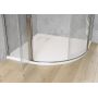Cersanit Tako S601119 brodzik półokrągły 80x80 cm biały zdj.6