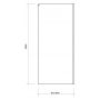 Cersanit Crea S9002614 ścianka prysznicowa 90 cm zdj.2