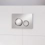 Cersanit Luna K970571 przycisk spłukujący do wc chrom błyszczący-chrom mat zdj.6