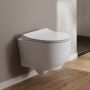 Cersanit Luna S701871 miska wc z deską wolnoopadającą wisząca bez kołnierza biały połysk zdj.11
