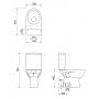 Cersanit Parva K27004 kompakt wc zdj.2