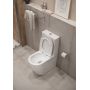 Cersanit Bonica K3028001 kompakt wc z deską wolnoopadającą ze spłukiwaniem wirowym biały zdj.9