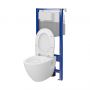 Cersanit Moduo S4027002 zestaw wc stelaż z miską i deską zdj.4