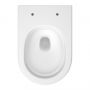 Cersanit Remo S4035001 miska wc z deską wolnoopadającą wisząca bez kołnierza ze spłukiwaniem wirowym biały połysk zdj.4