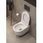Cersanit Remo S4035001 miska wc z deską wolnoopadającą wisząca bez kołnierza ze spłukiwaniem wirowym biały połysk zdj.7