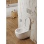 Cersanit Navado S4036001 miska wc z deską wolnoopadającą wisząca bez kołnierza ze spłukiwaniem wirowym biały połysk zdj.7