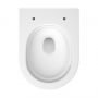 Cersanit Intro S4038001 miska wc z deską wolnoopadającą wisząca bez kołnierza ze spłukiwaniem wirowym biały połysk zdj.8