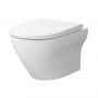 Cersanit Larga S701608 miska wc z deską wolnoopadającą wisząca bez kołnierza biały mat zdj.1