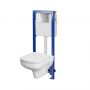 Cersanit Colour S701736 zestaw miska z deską i stelaż z przyciskiem zdj.1