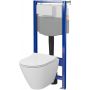 Cersanit City S701794 zestaw wc stelaż z miską i deską zdj.1