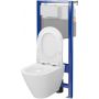Cersanit City S701794 zestaw wc stelaż z miską i deską zdj.4