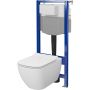 Cersanit Virgo S701805 zestaw wc stelaż z miską i deską zdj.1