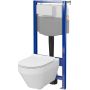 Cersanit Crea S701807 zestaw wc stelaż z miską i deską zdj.1