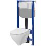 Cersanit Mille S701821 zestaw wc stelaż z miską i deską zdj.1