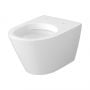 Cersanit City S701883 miska wc z deską wolnoopadającą wisząca bez kołnierza ze spłukiwaniem wirowym biały połysk zdj.4