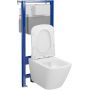 Cersanit City Square S701891 zestaw wc stelaż + miska + deska spłukiwanie wirowe zdj.10