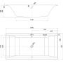 Cersanit Larga S301307 wanna prostokątna slim 190x90 cm zdj.2