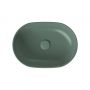 Cersanit Moduo K116130 umywalka 50x35.5 cm owalna nablatowa zielona zdj.3