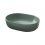 Cersanit Moduo K116130 umywalka 50x35.5 cm owalna nablatowa zielona zdj.1