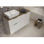 Cersanit City K35048 umywalka 50.5x35.5 cm prostokątna nablatowa biała zdj.6